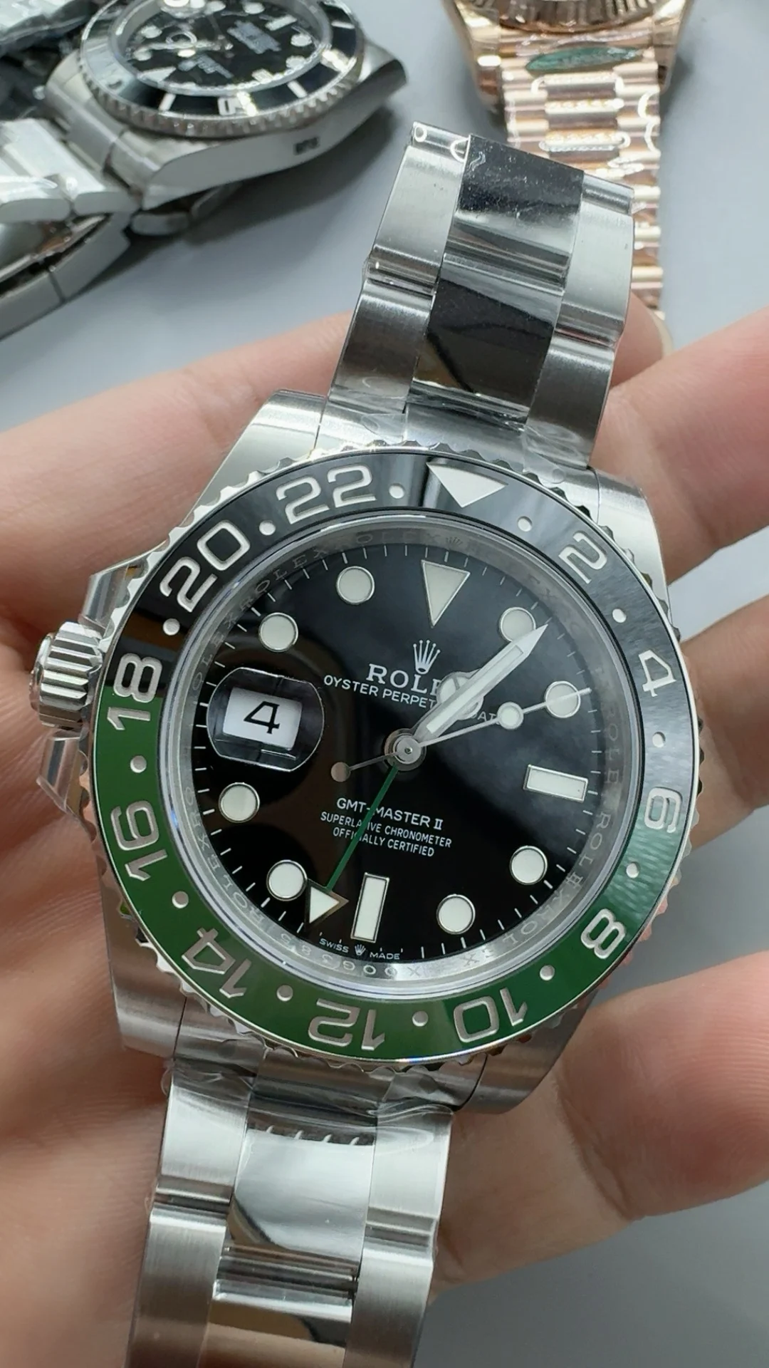 Rolex Sprite — photographed off the sweep