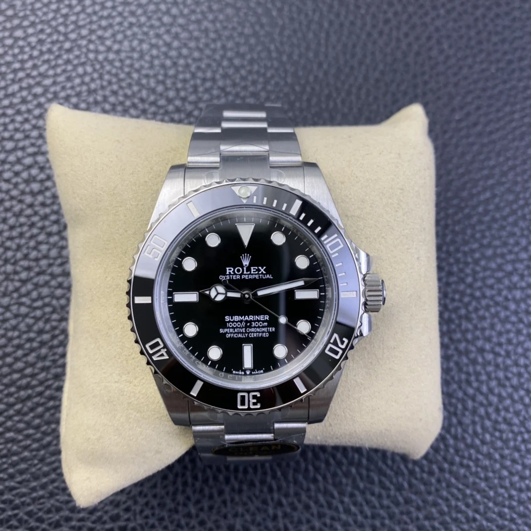 Rolex Submariner 124060 — photographed off the sweep