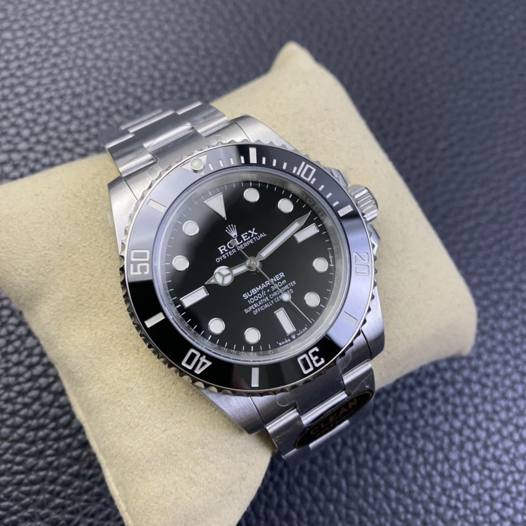 Rolex Submariner 124060 — photographed off the sweep