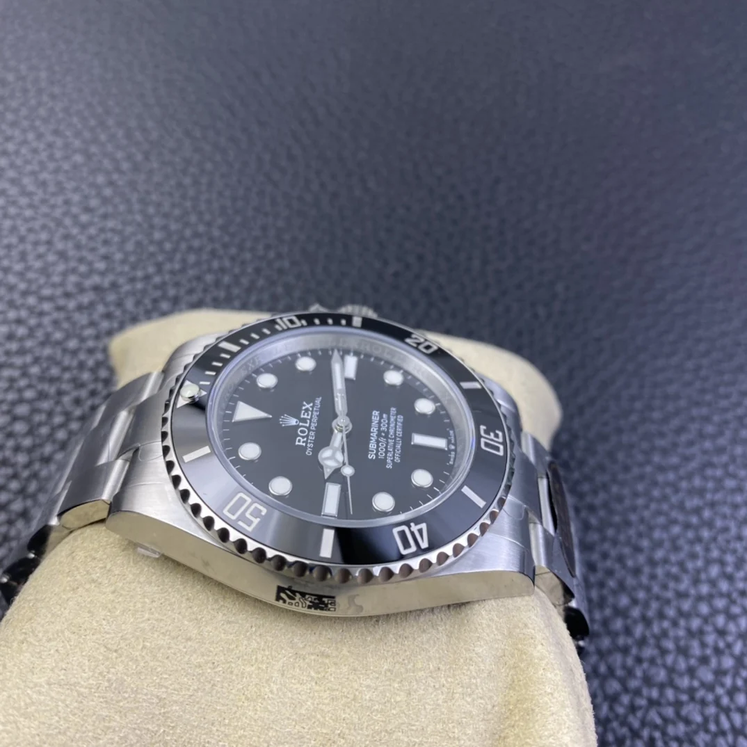 Rolex Submariner 124060 — photographed off the sweep