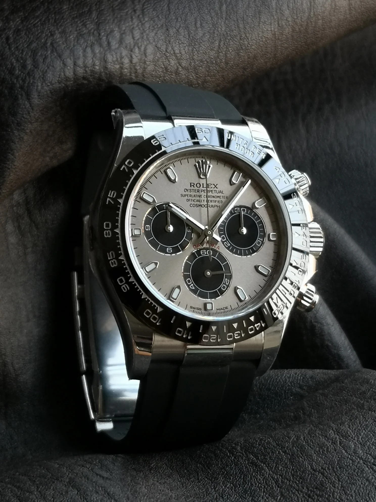 Rolex Submariner 126500LN — photographed off the sweep