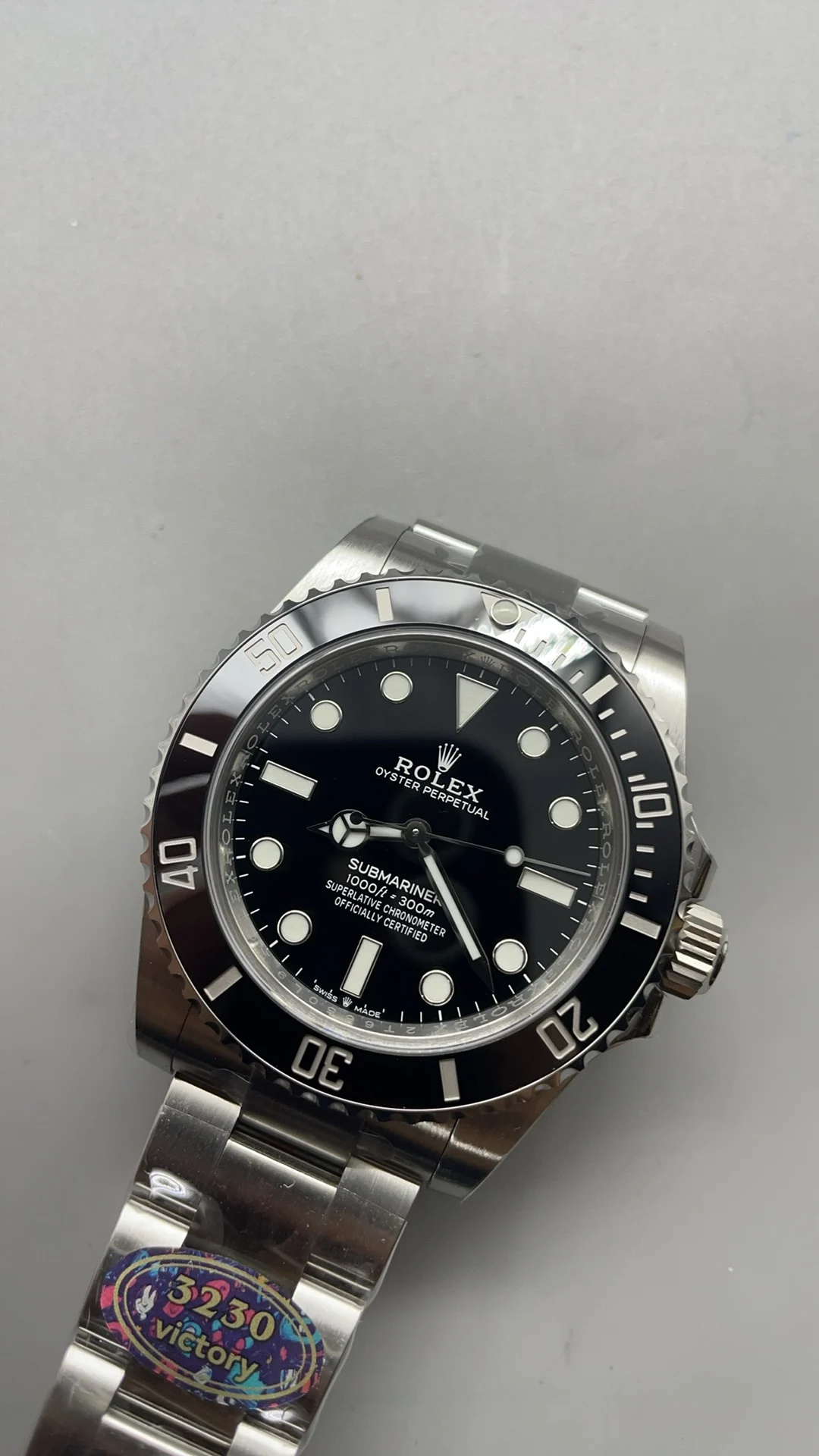 Rolex Submariner 41mm — photographed off the sweep