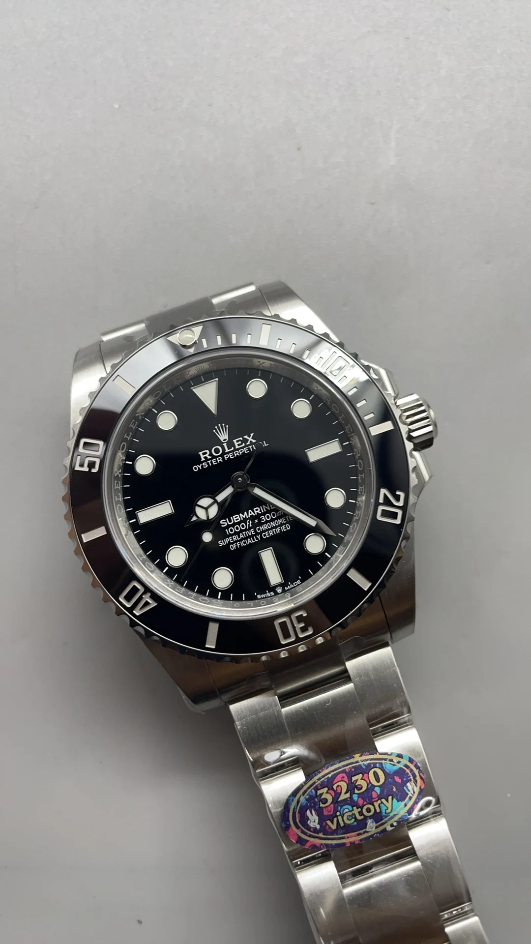 Rolex Submariner 41mm — photographed off the sweep