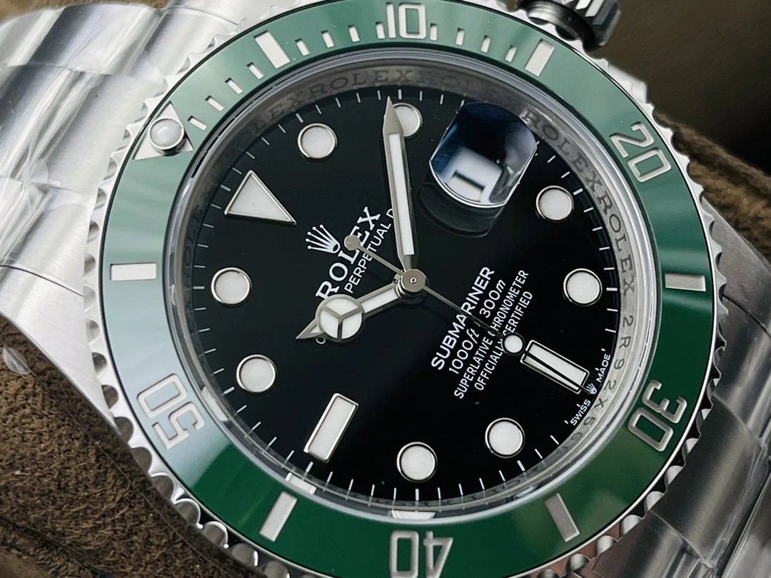 Rolex Submariner 41mm — photographed off the sweep