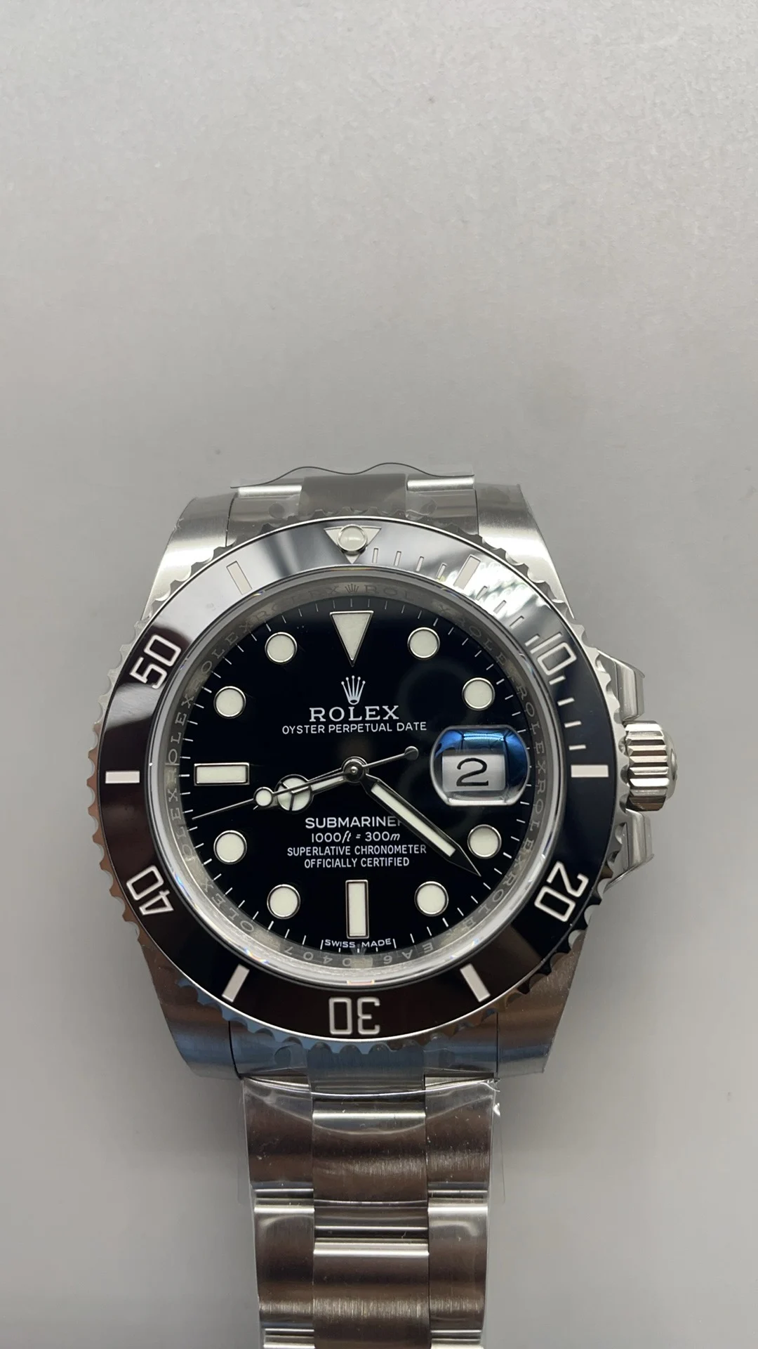 Rolex Submariner Black Dial 40mm