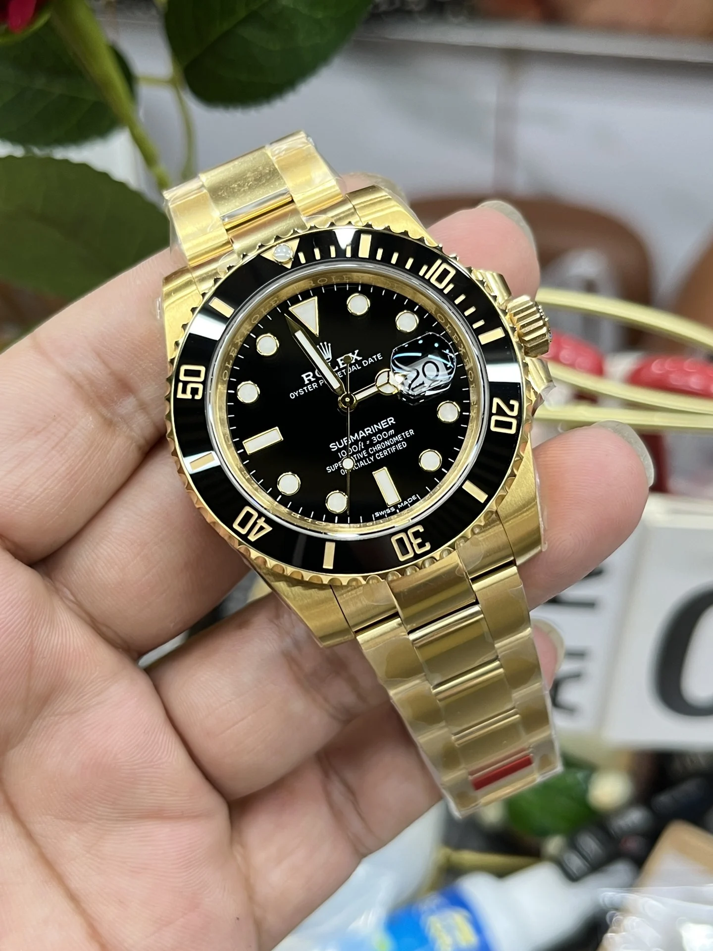 Rolex Submariner Black Dial 40mm — photographed off the sweep