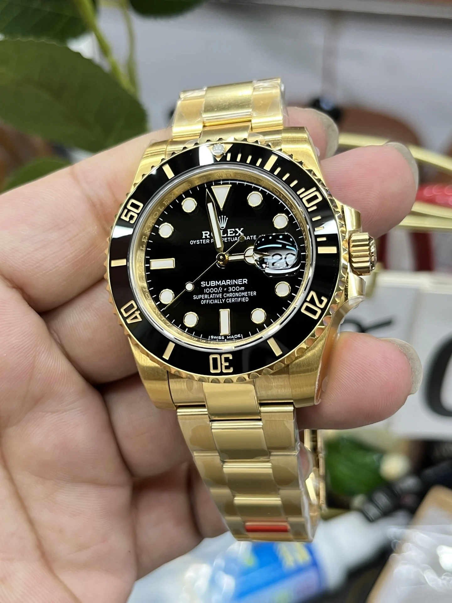 Rolex Submariner Black Dial 40mm — photographed off the sweep