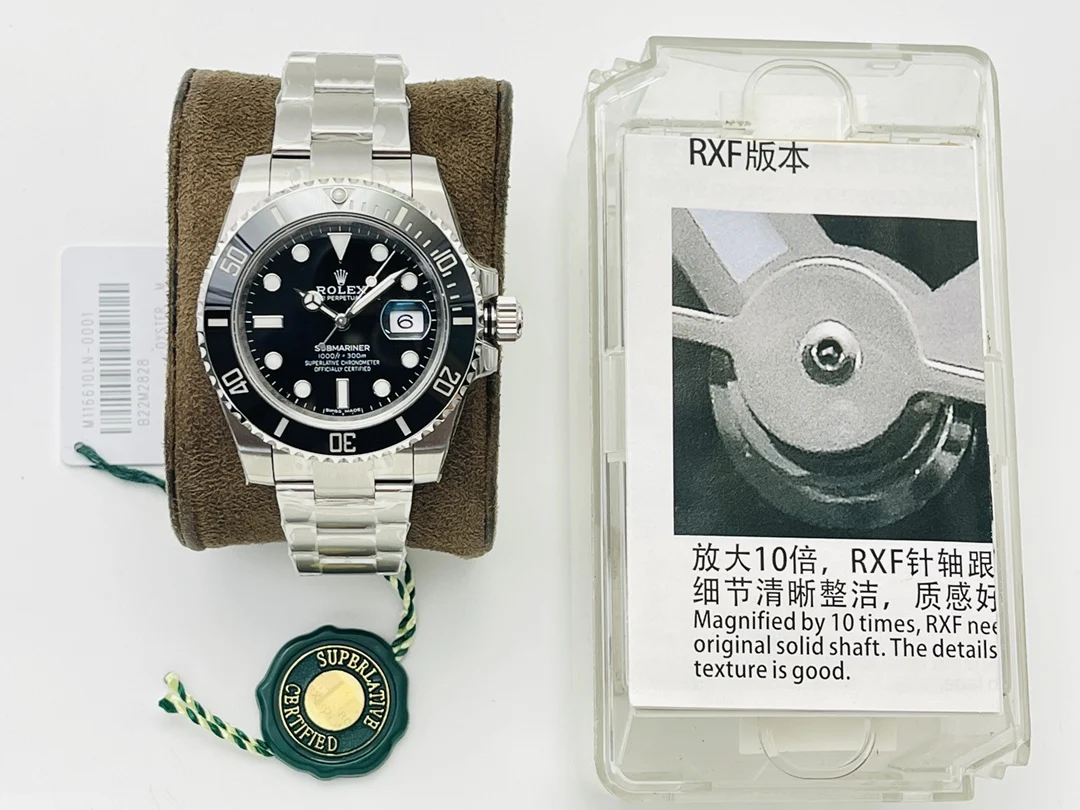 Rolex Submariner Black Dial — photographed off the sweep
