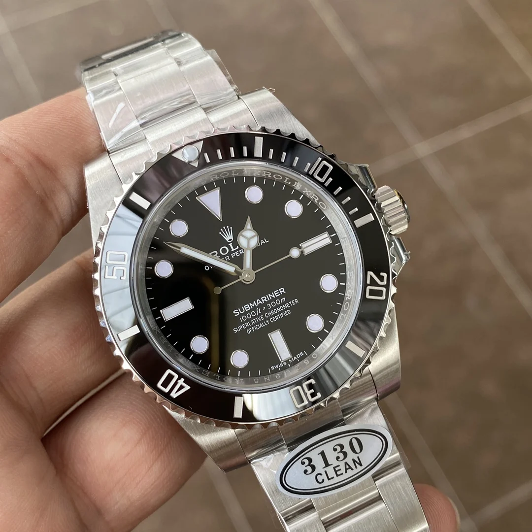 Rolex Submariner Black Dial — photographed off the sweep