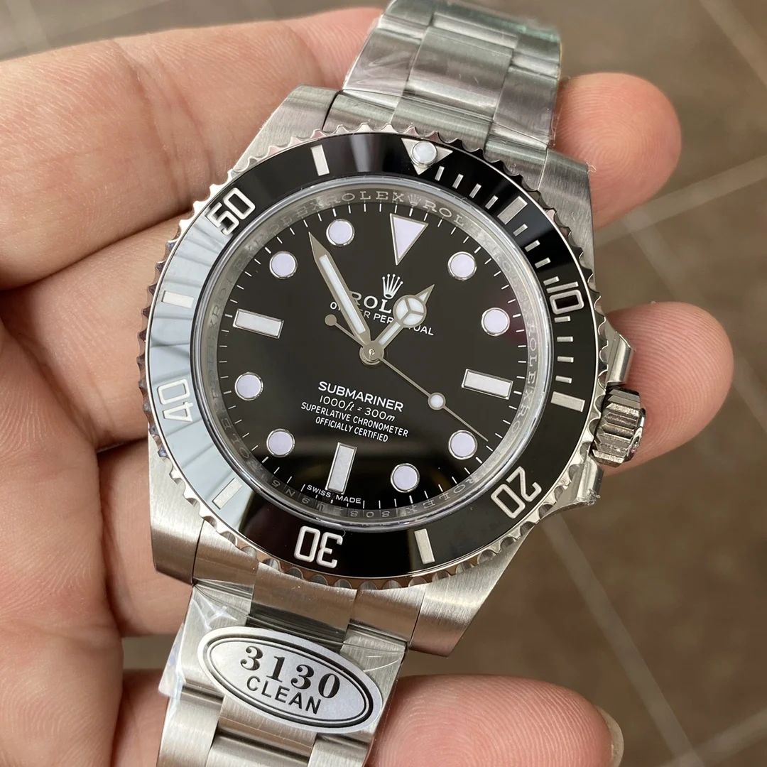 Rolex Submariner Black Dial — photographed off the sweep