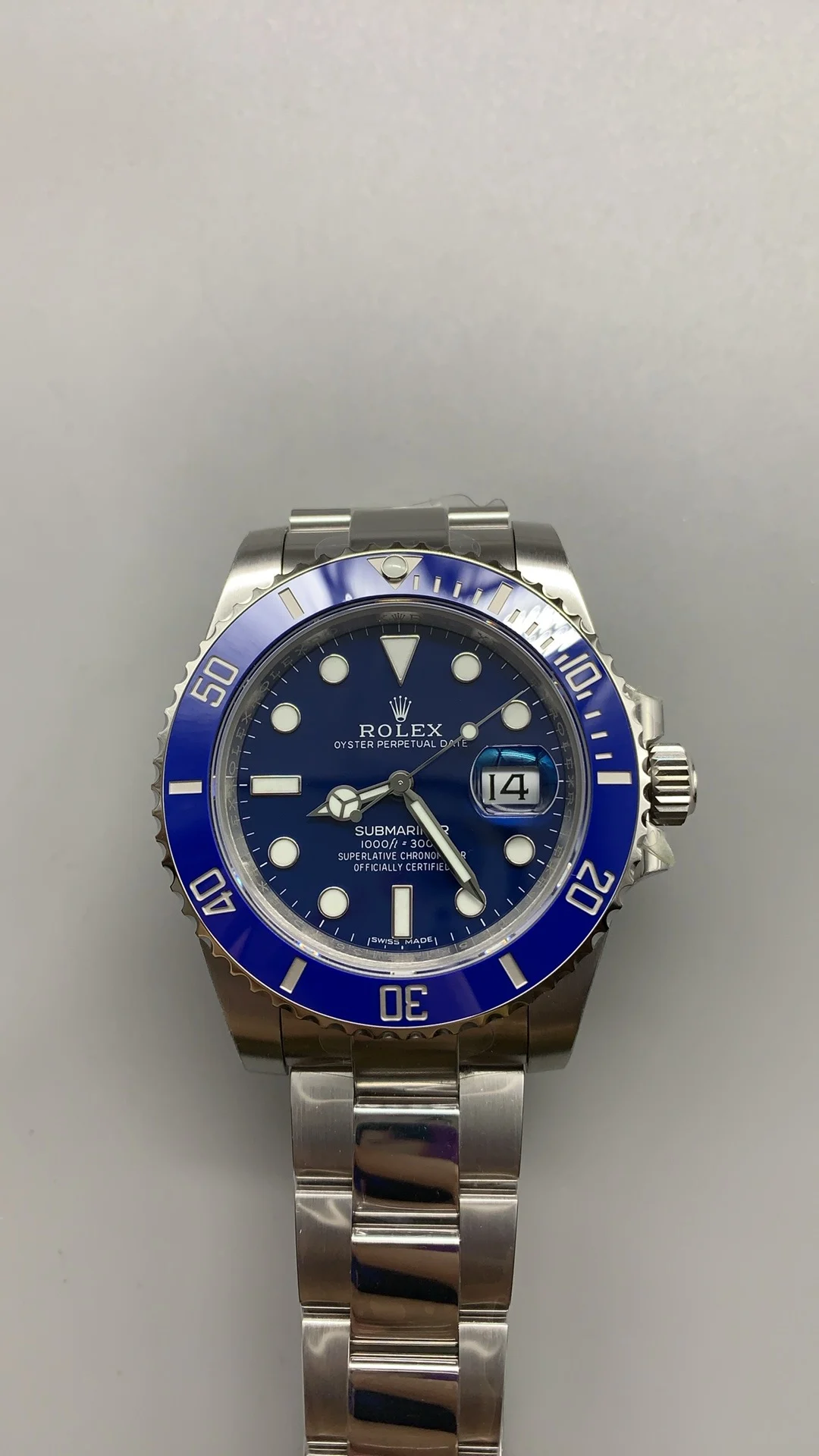 Rolex Submariner Blue Dial 40mm