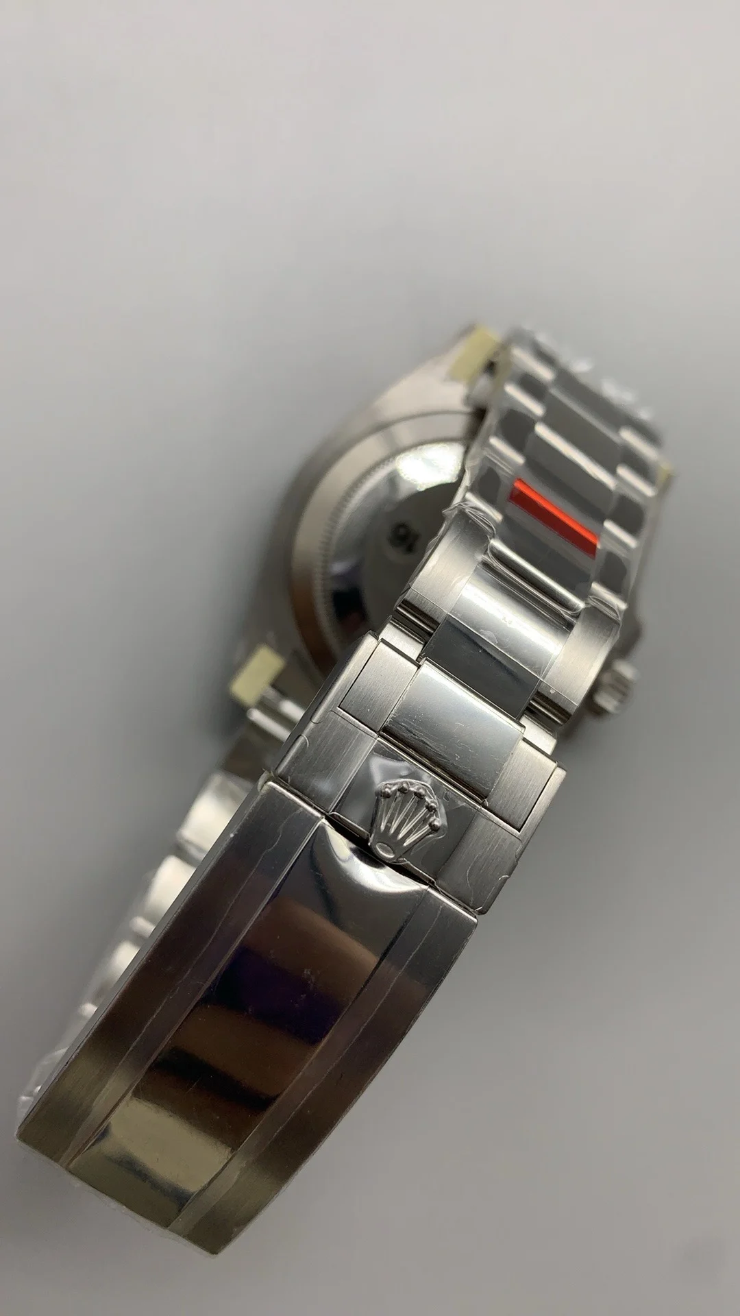 Rolex Submariner Blue Dial 40mm — photographed off the sweep