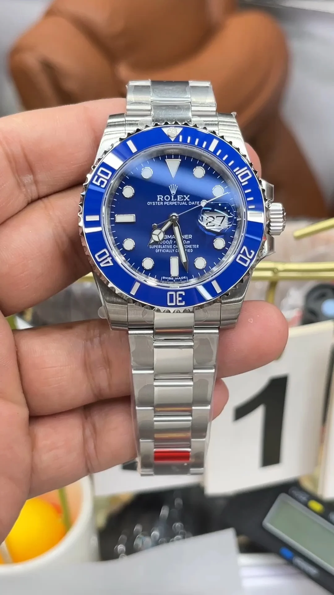 Rolex Submariner Blue Dial 40mm