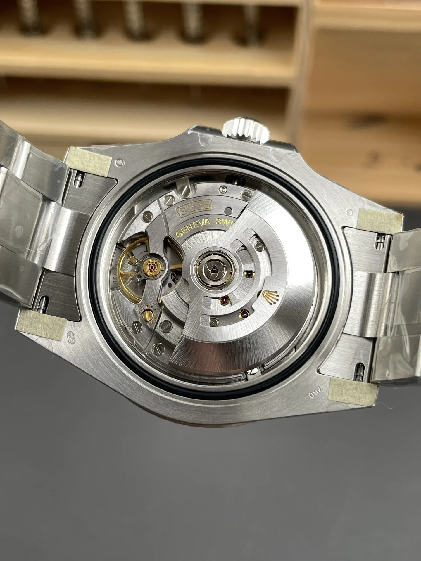 Rolex Submariner Blue Dial 41mm — photographed off the sweep