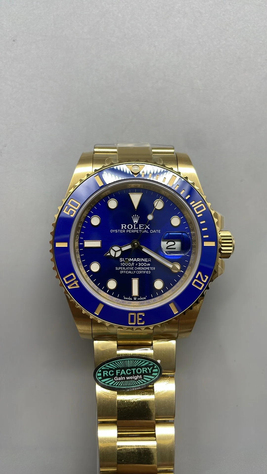 Rolex Submariner Blue Dial 41mm