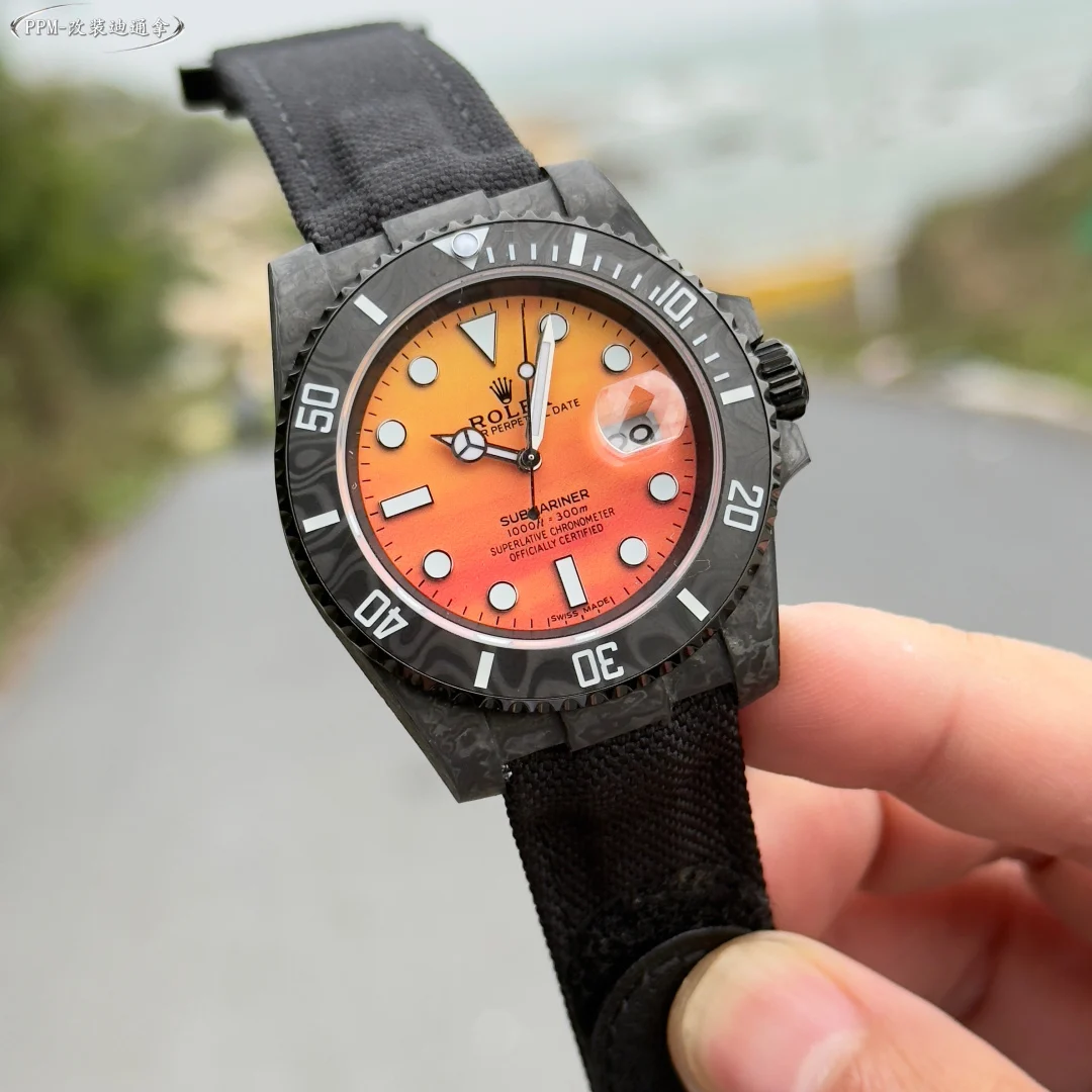 Rolex Submariner Carbon Black Dial β photographed off the sweep