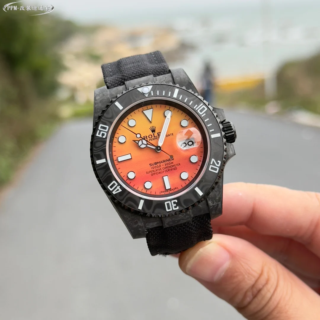 Rolex Submariner Carbon Black Dial β photographed off the sweep