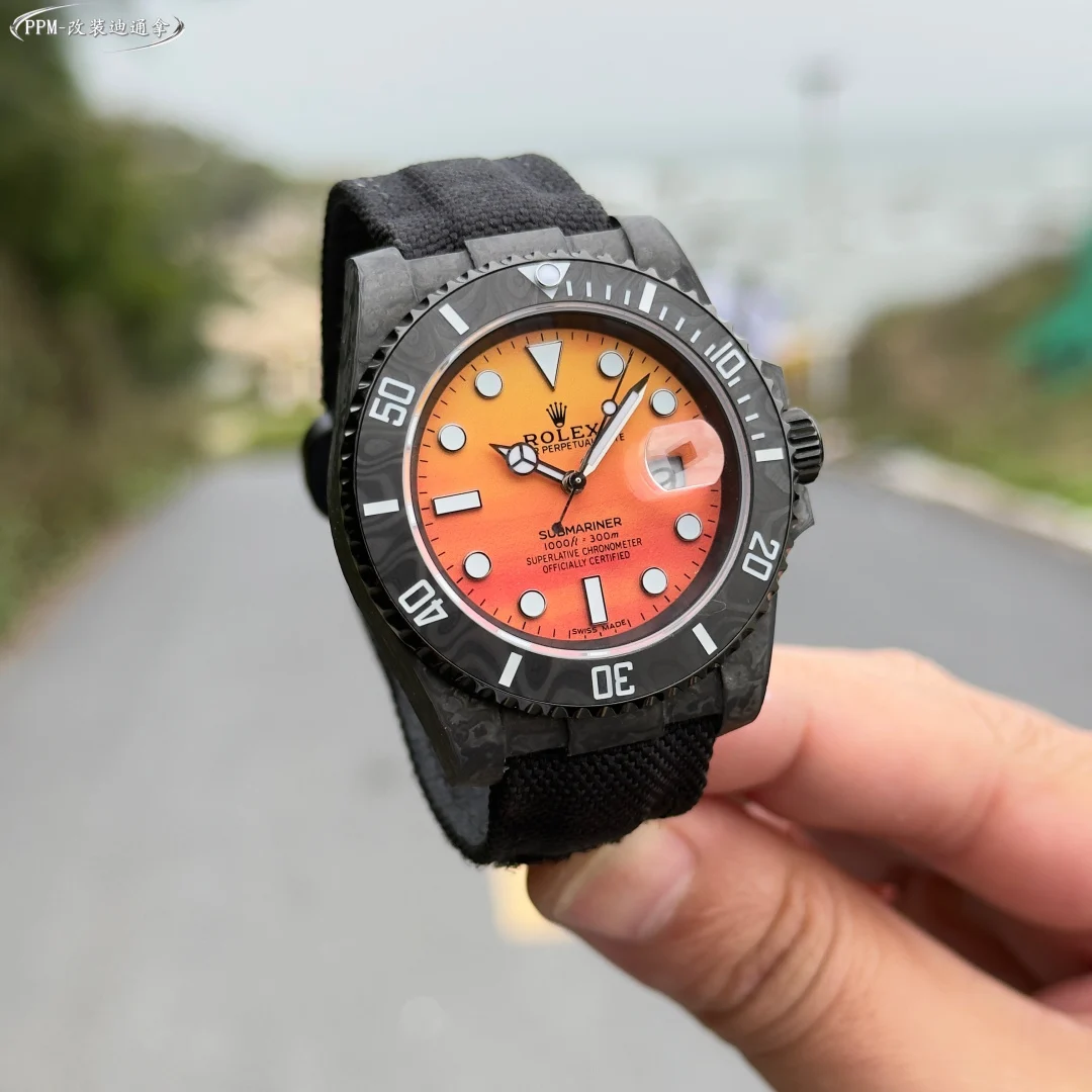 Rolex Submariner Carbon Black Dial β photographed off the sweep