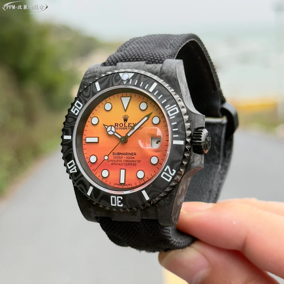Rolex Submariner Carbon Black Dial β photographed off the sweep