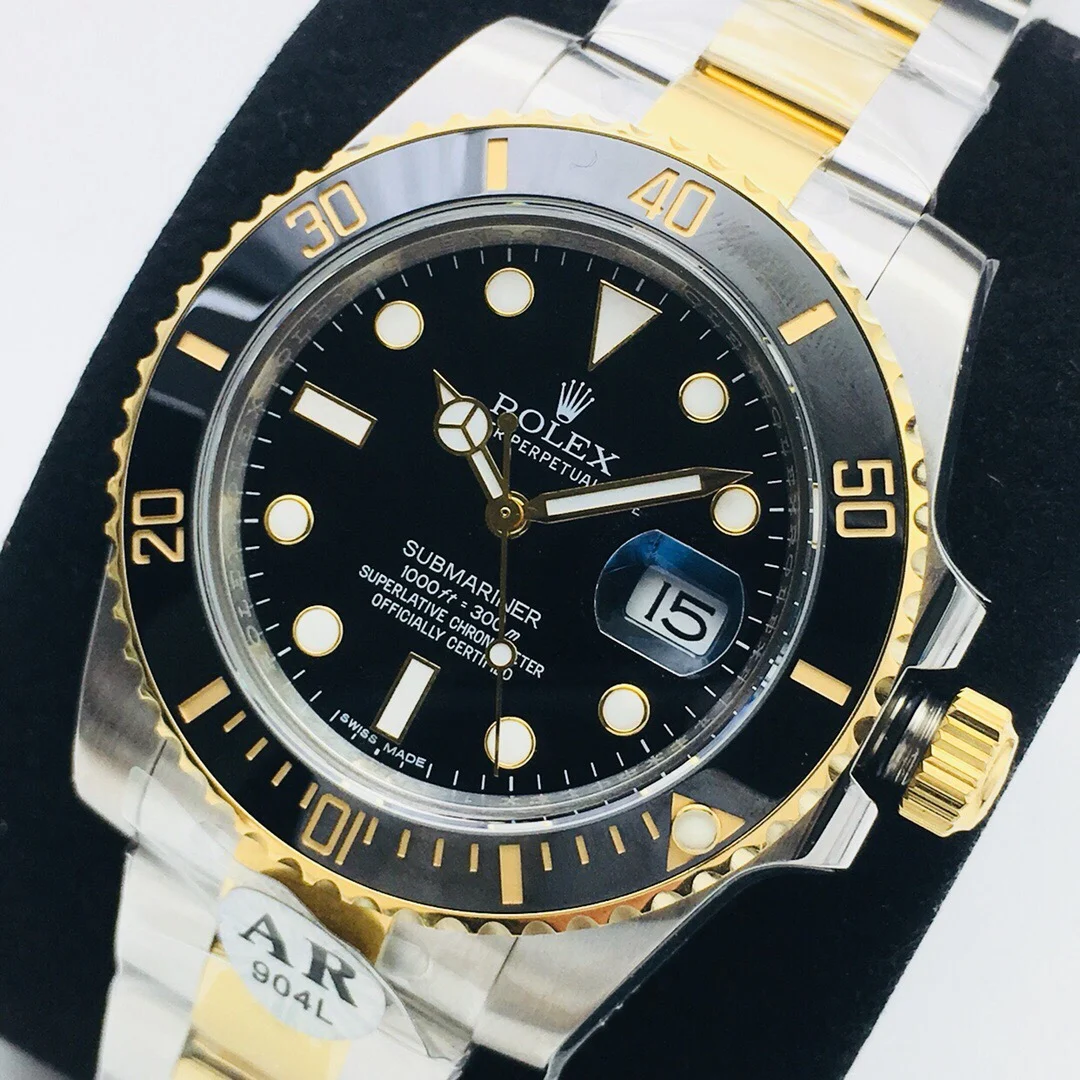Rolex Submariner Ceramic Blue Dial — photographed off the sweep