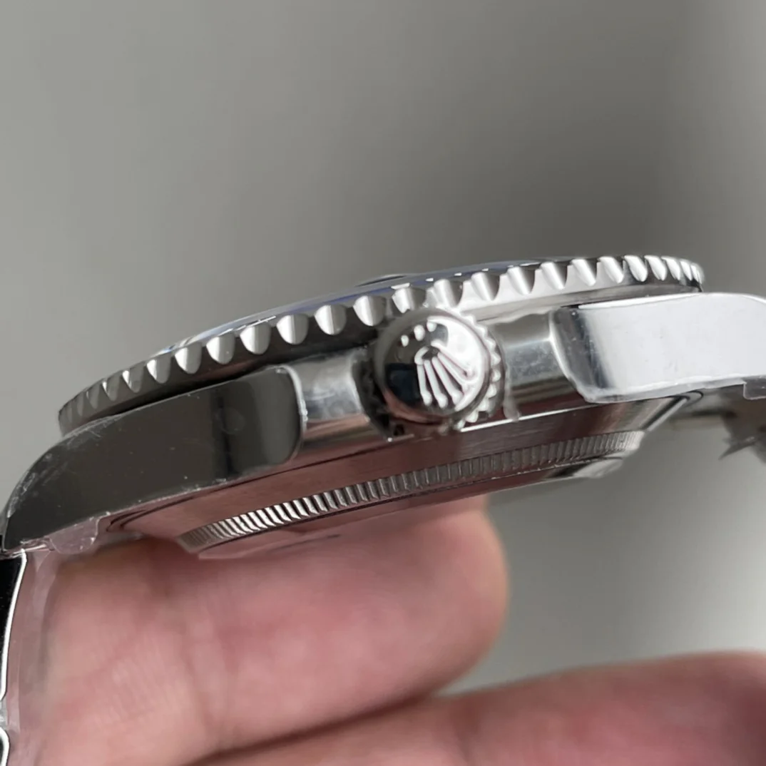 Rolex Submariner Ceramic Blue Dial 41mm — photographed off the sweep