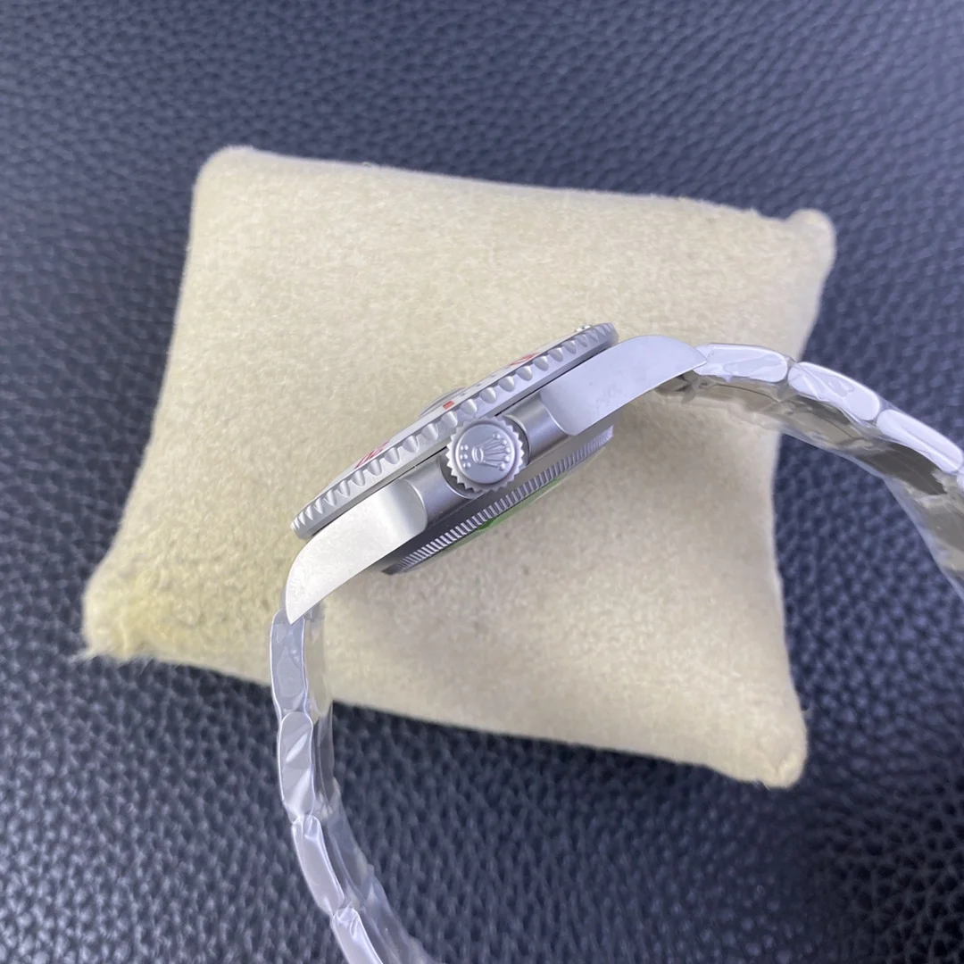 Rolex Submariner Ceramic White Dial — photographed off the sweep