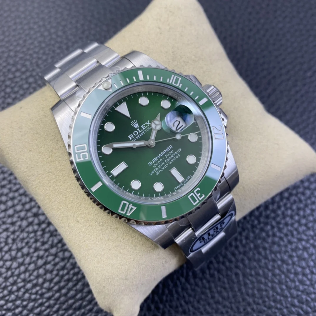 Rolex Submariner Hulk 116610LN — photographed off the sweep