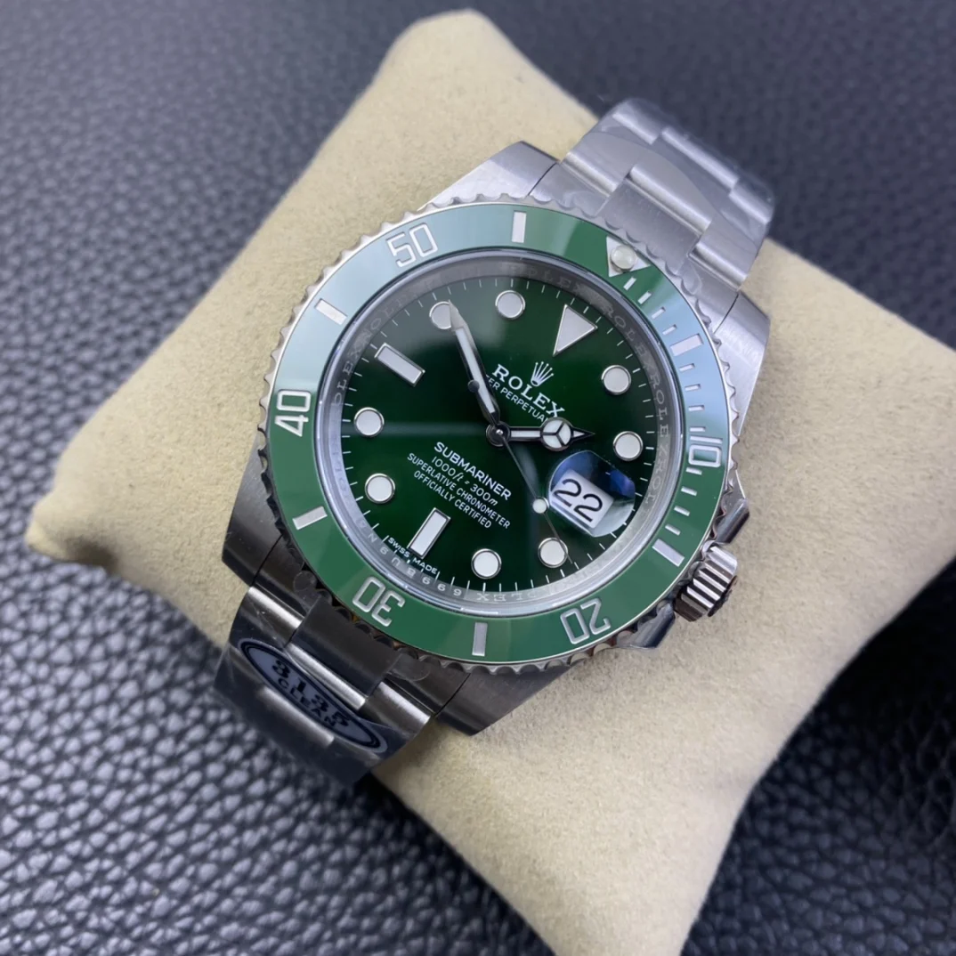 Rolex Submariner Hulk 116610LN — photographed off the sweep