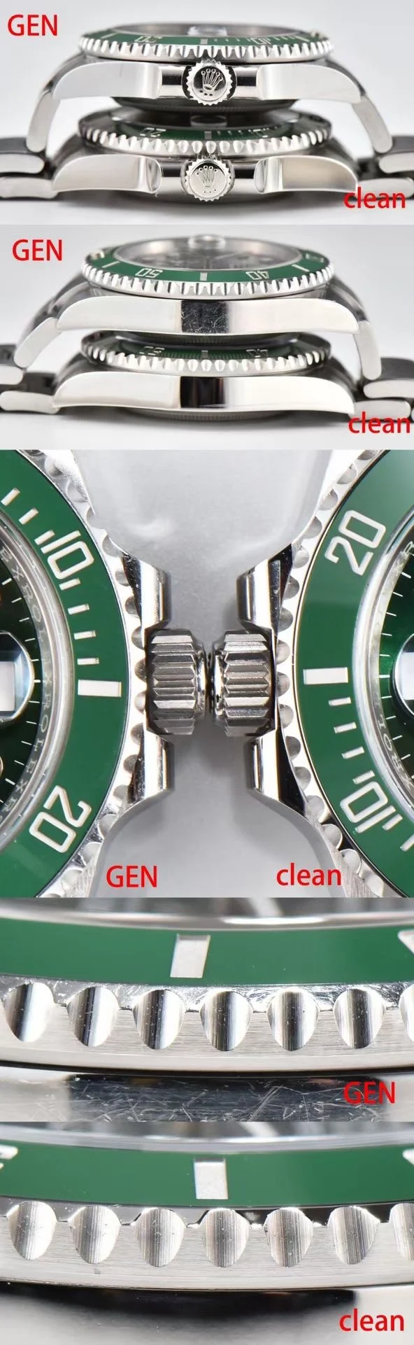Rolex Submariner Hulk Green Dial — photographed off the sweep