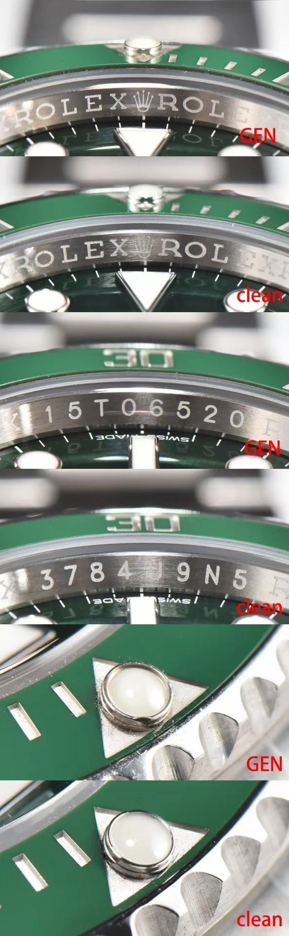Rolex Submariner Hulk Green Dial — photographed off the sweep