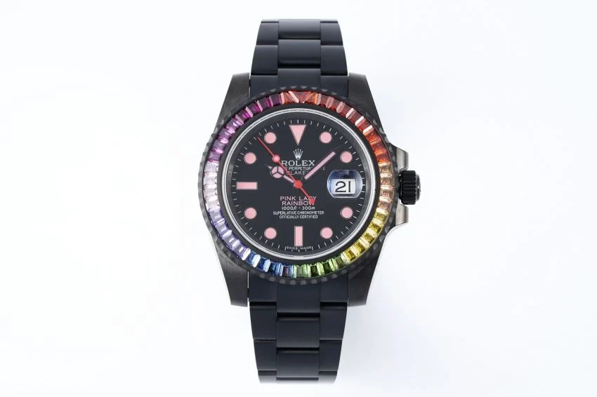 Rolex Submariner Rainbow — detail