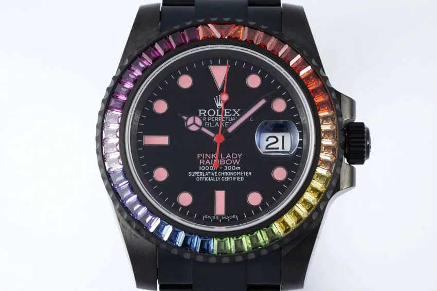Rolex Submariner Rainbow — detail