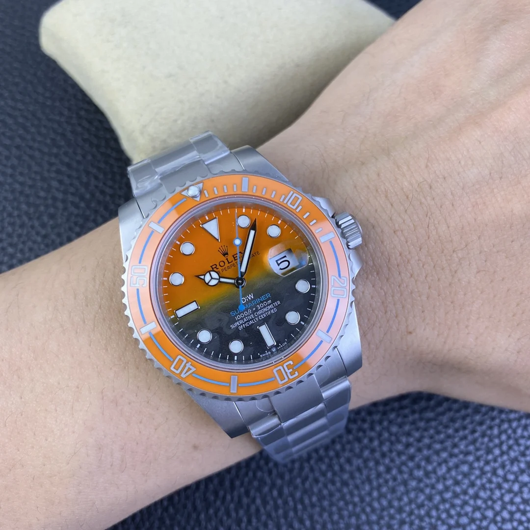 Rolex Submariner Titanium — photographed off the sweep