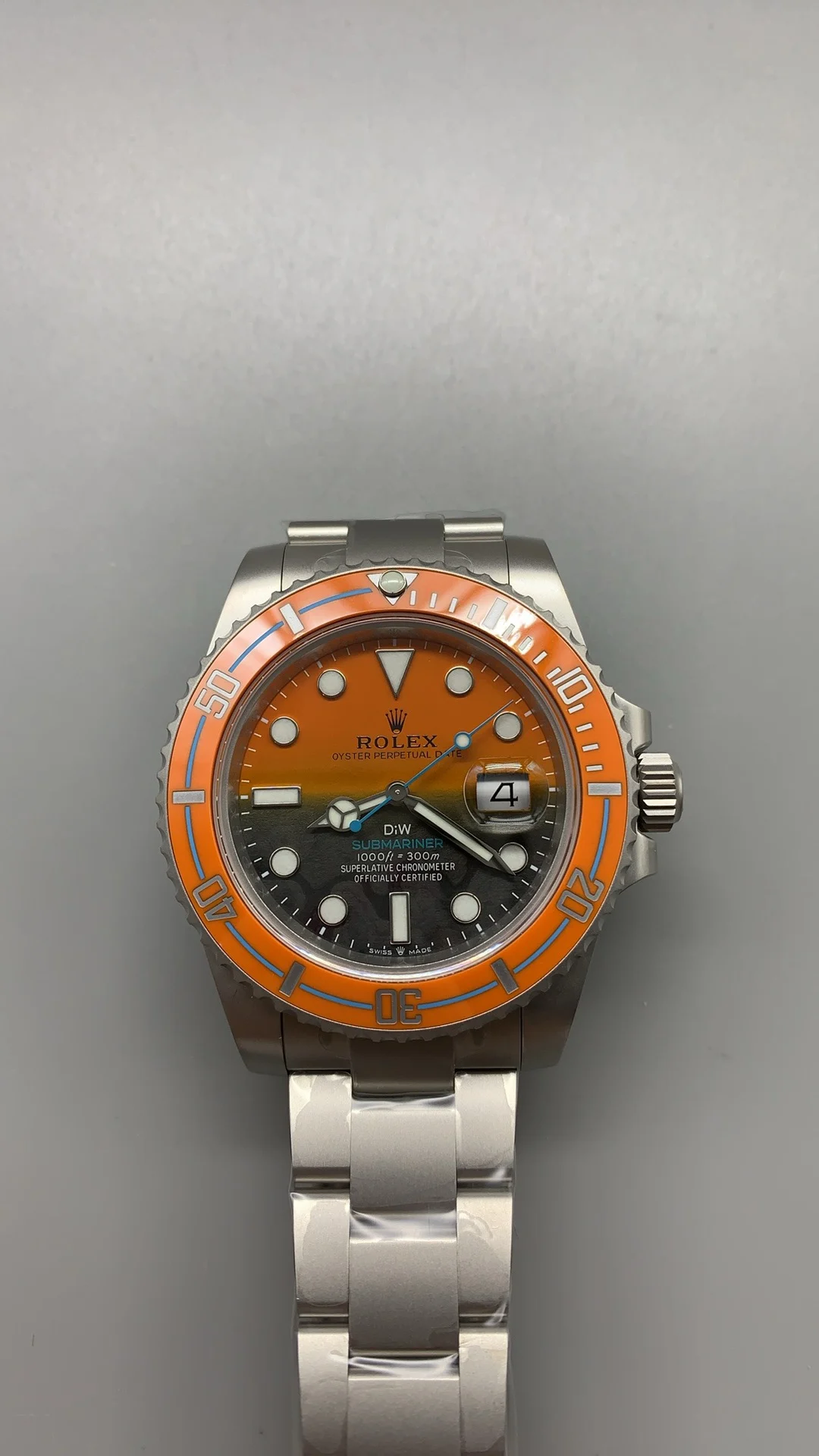 Rolex Submariner Titanium — photographed off the sweep