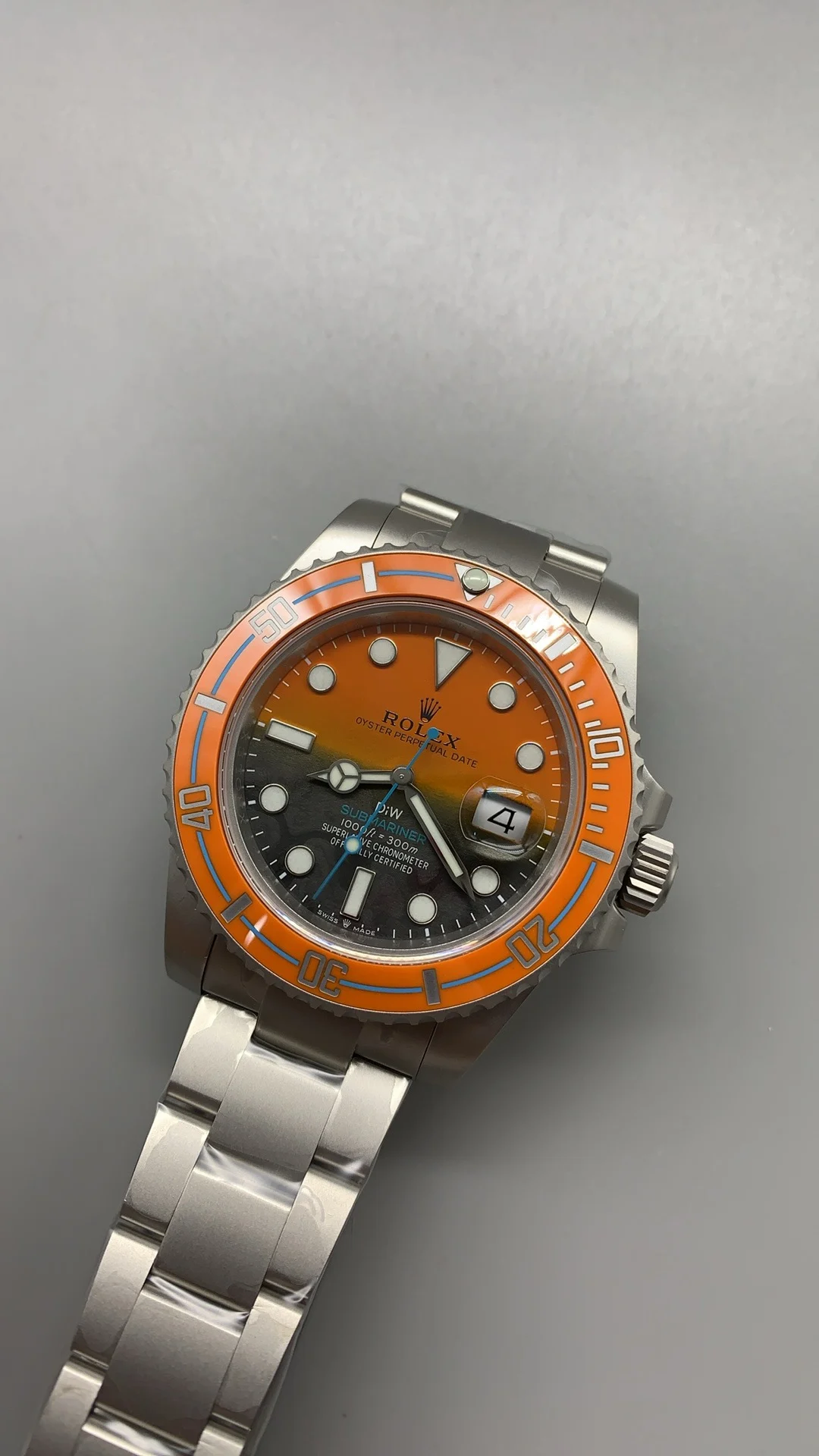 Rolex Submariner Titanium — photographed off the sweep