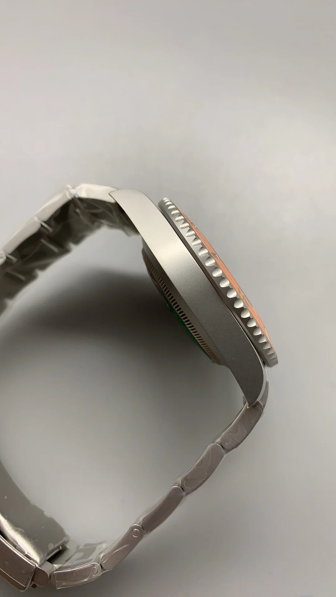 Rolex Submariner Titanium — photographed off the sweep