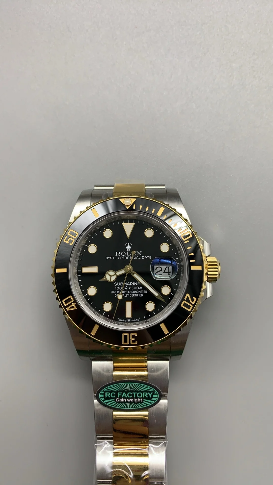 Rolex Submariner Two-Tone Black Dial 41mm