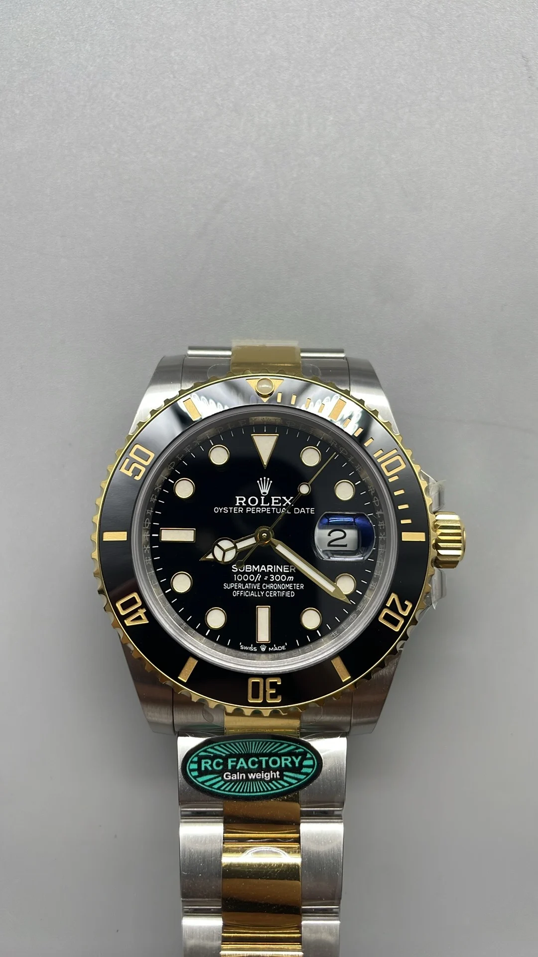 Rolex Submariner Two-Tone Black Dial 41mm