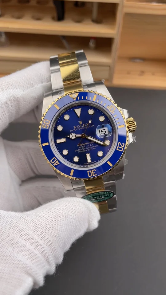 Rolex Submariner Two-Tone Blue Dial 40mm