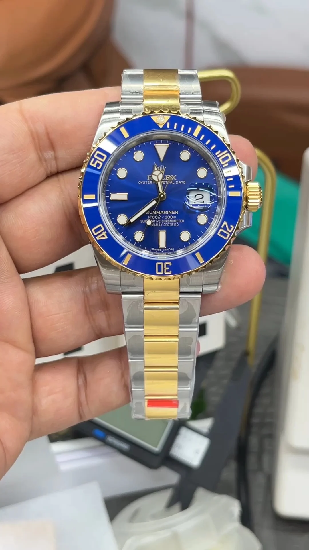 Rolex Submariner Two-Tone Blue Dial 40mm