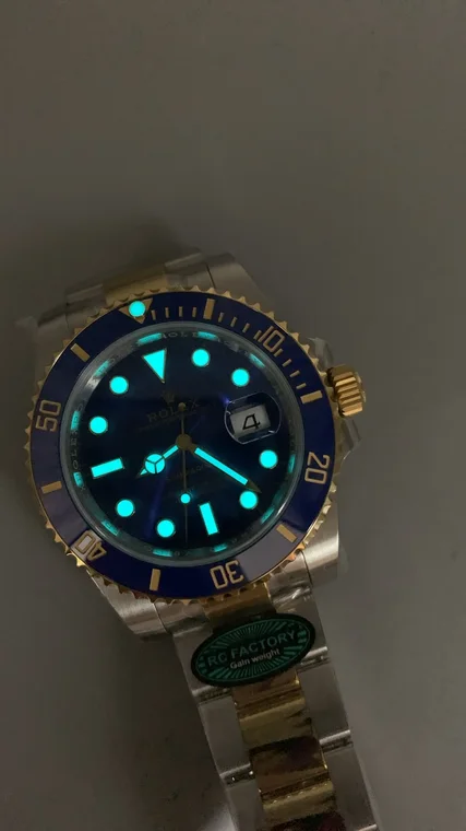 Rolex Submariner Two-Tone Blue Dial 40mm