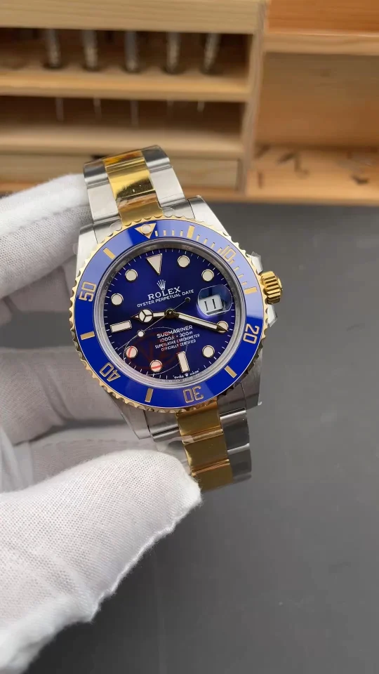 Rolex Submariner Two-Tone Blue Dial 41mm