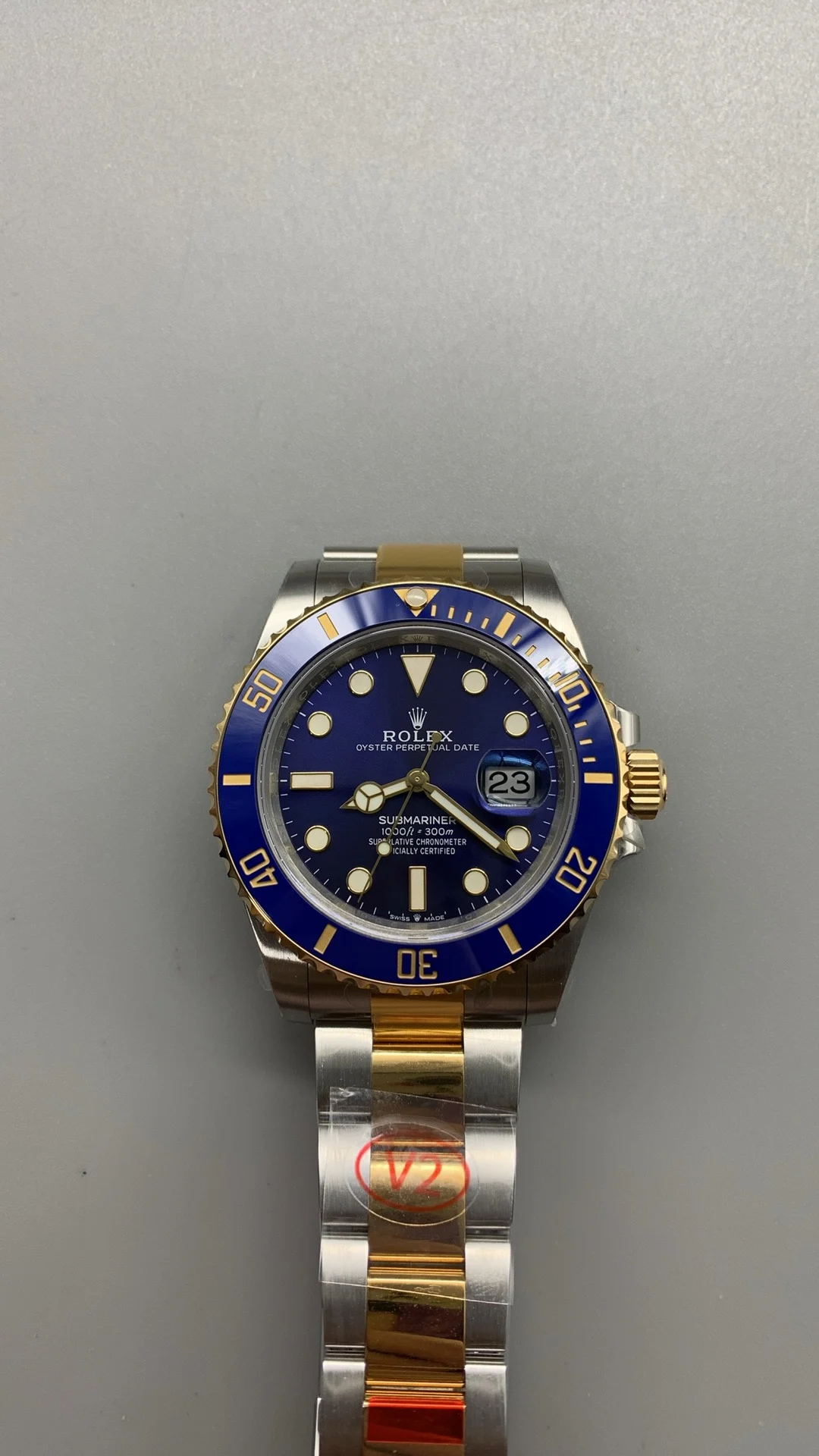 Rolex Submariner Two-Tone Blue Dial 41mm