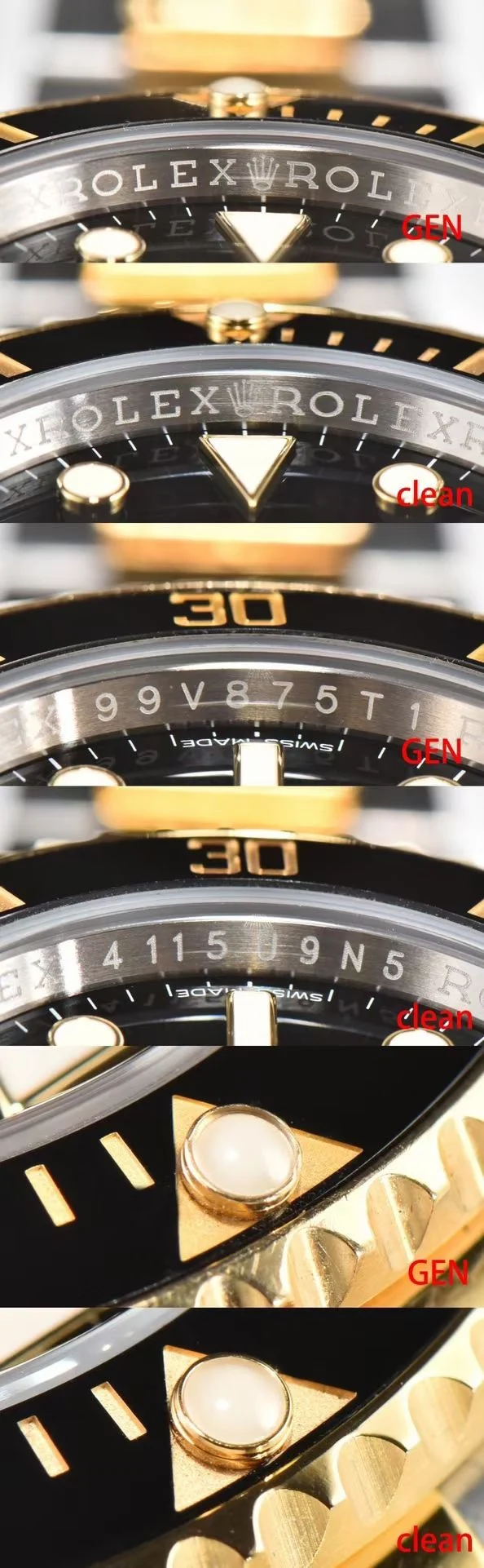 Rolex Submariner Two-Tone — photographed off the sweep