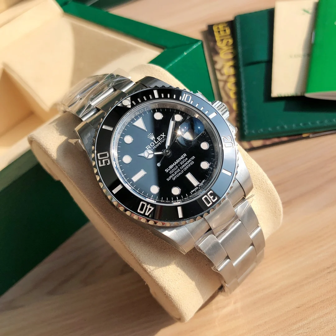 Rolex Submariner White Gold — photographed off the sweep