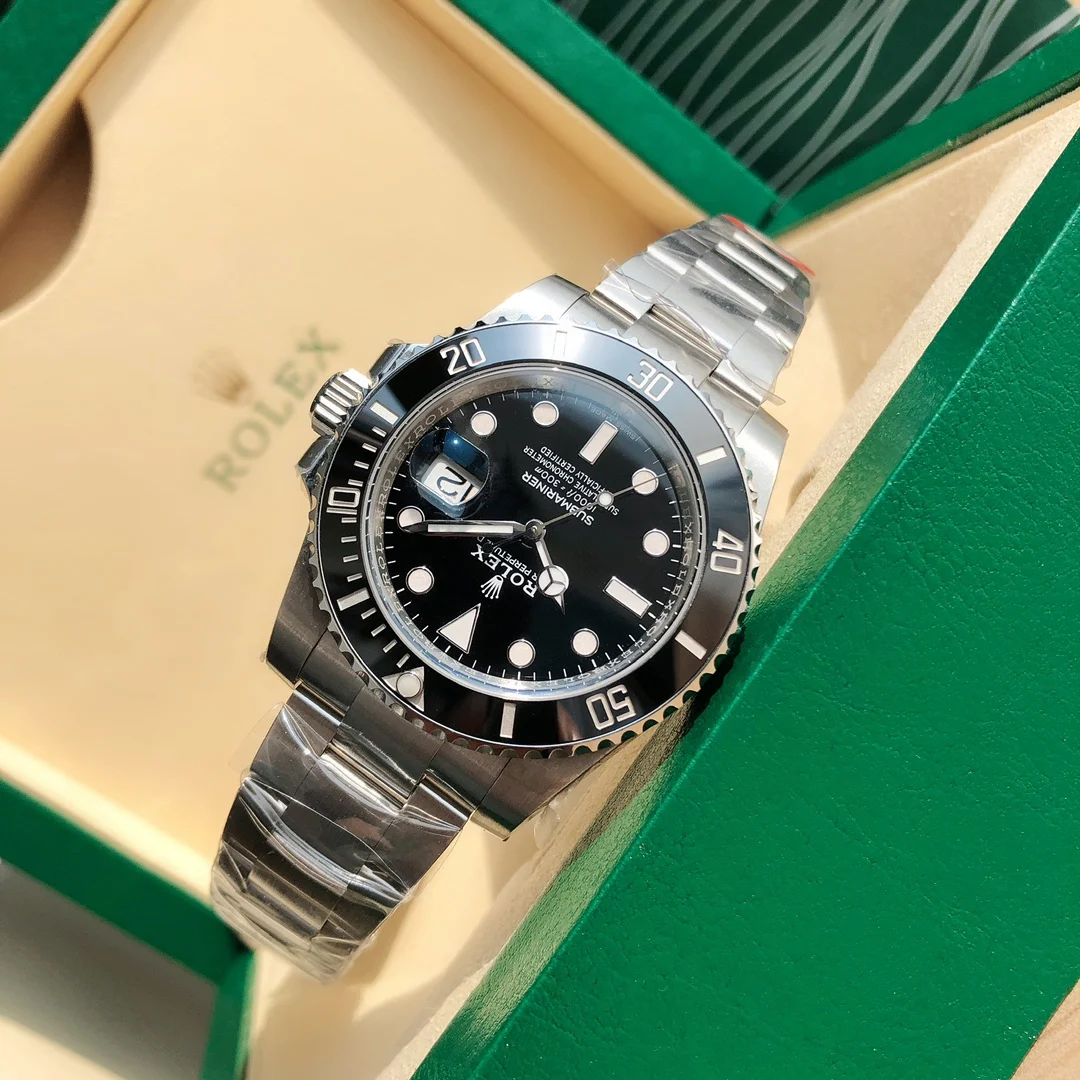 Rolex Submariner White Gold — photographed off the sweep
