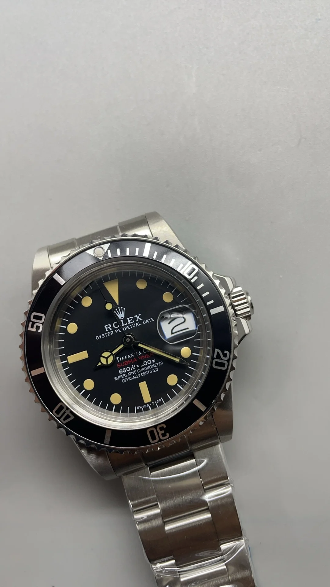 Rolex Tiffany — photographed off the sweep