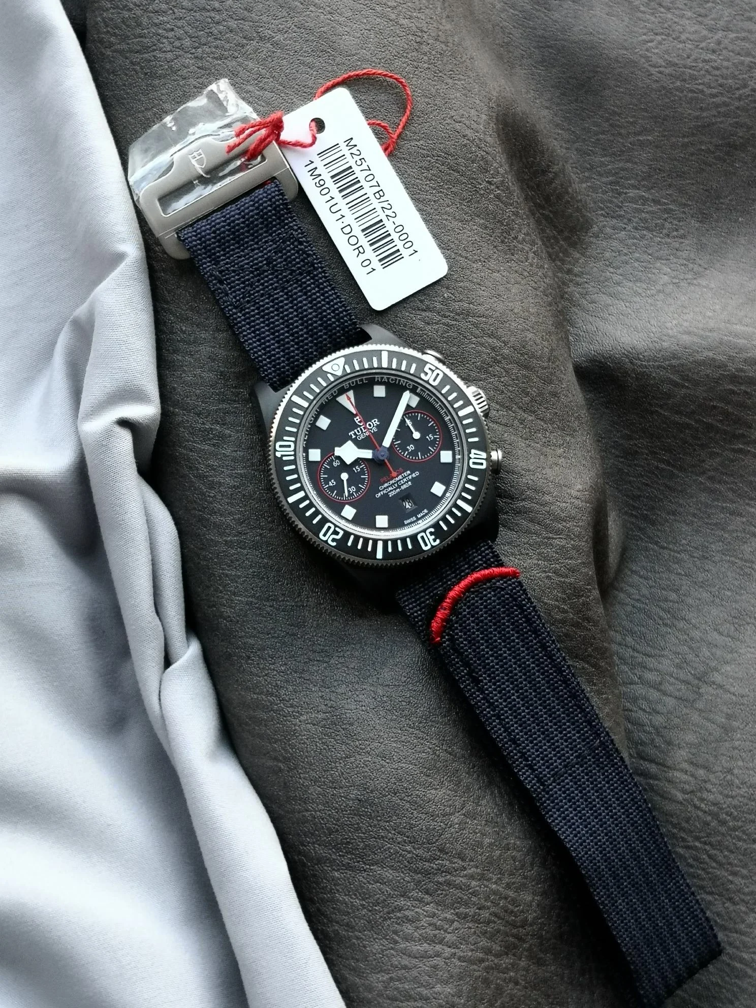 Rolex Titanium Blue Dial 43mm — photographed off the sweep