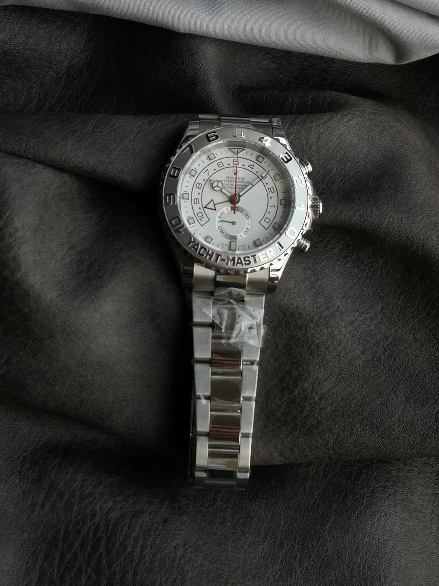 Rolex Yacht-Master 116689 — photographed off the sweep