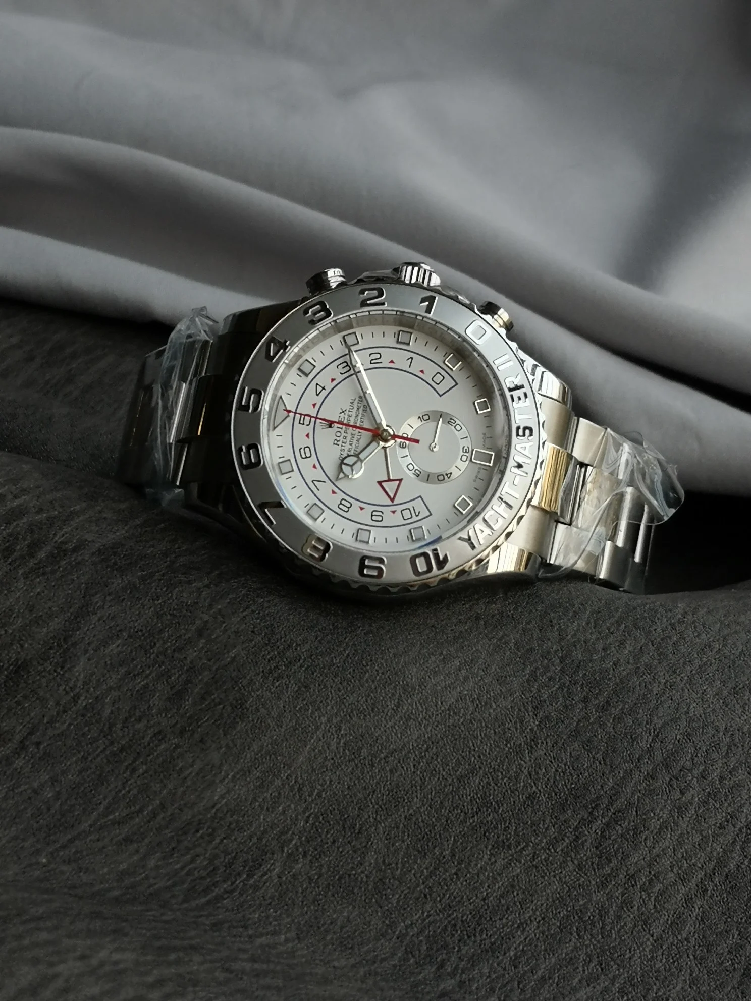 Rolex Yacht-Master 116689 — photographed off the sweep